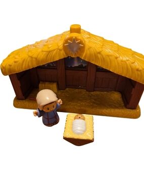 Fisher Price Little Peoppe Nativity Playset with Mary and Baby Jesus Figures